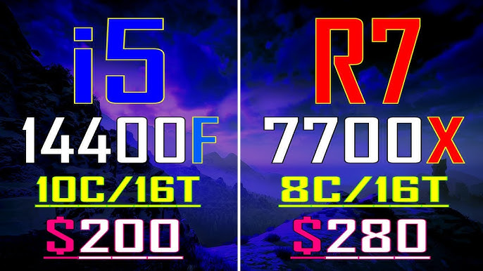 AMD Ryzen 7 7700X vs 14400F: What's the best buy for you? Our clear comparison helps you pick.