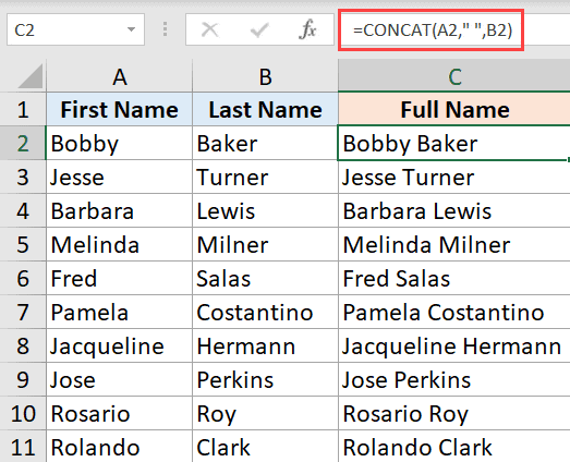 Combine First and Last Name in Excel Easily Quick Methods Explained