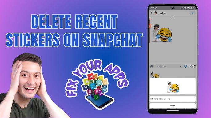 How to Delete a Sticker from Snapchat Easy Fix When it Wont Remove