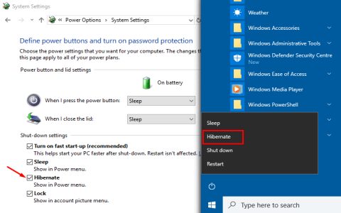Windows Sleep vs Hibernate Step by Step Compare