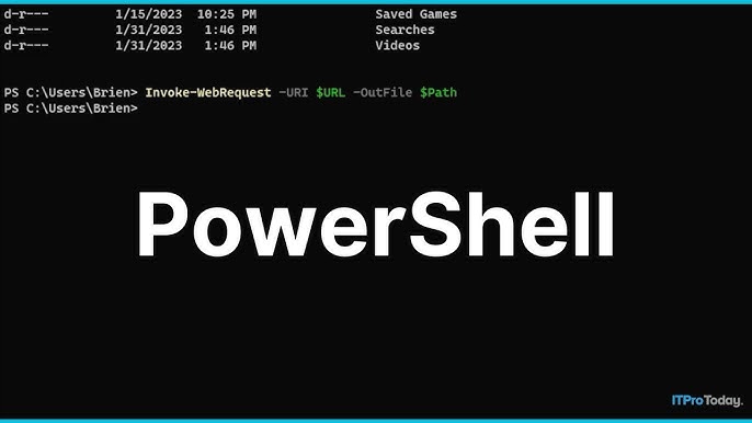 How to download files using Powershell step by step tutorial