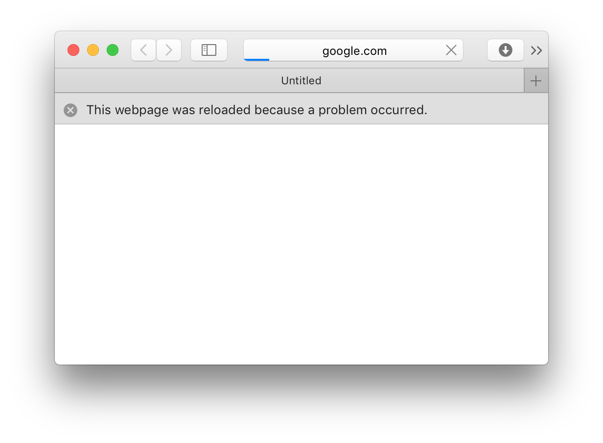 Troubleshoot this webpage was reloaded because a problem occurred using 5 easy tips!