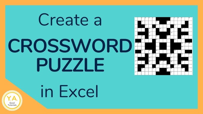 How to make an excel crossword? (simple steps for beginners explained)
