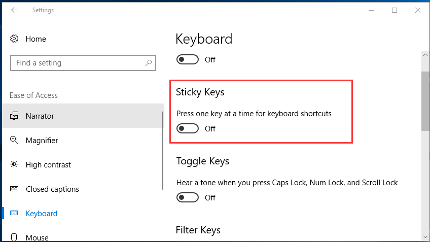 How to turn off sticky keys in windows simple 3 step guide