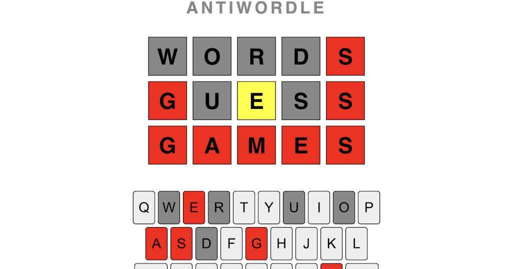 antiwordle strategies how to win with smart moves