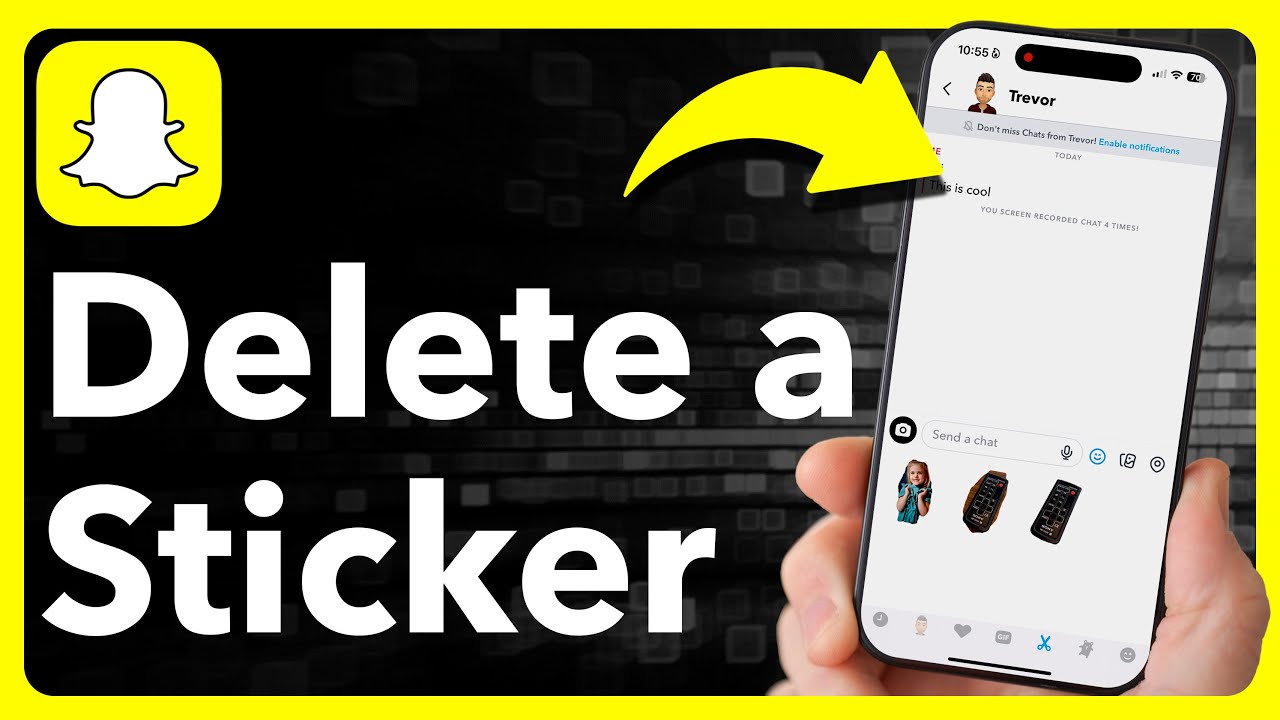 How to Delete a Sticker from Snapchat Easy Fix When it Wont Remove