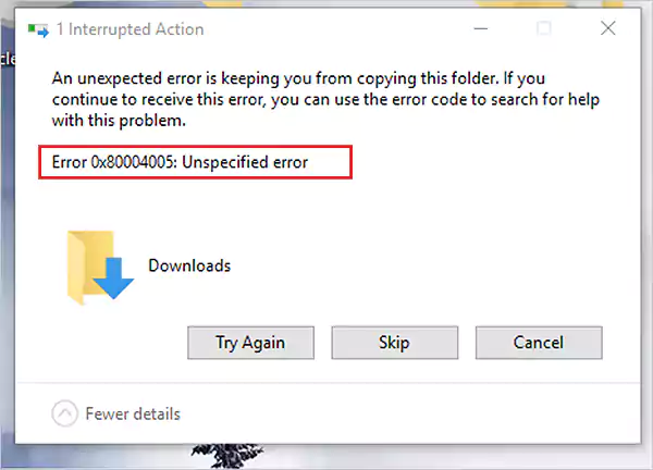 Windows 11 Error 0x80004005 Fixes Simple Methods That Actually Work