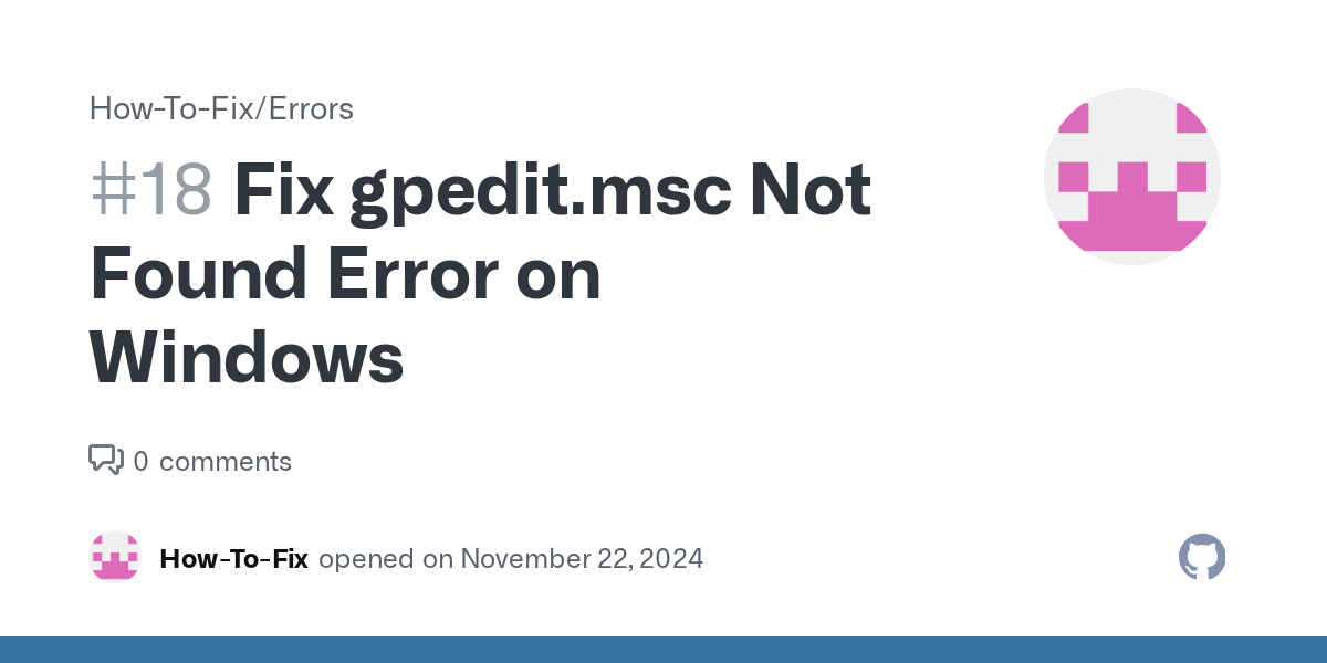 gpedit.msc not found Fix: Quick Solutions Anyone Can Use