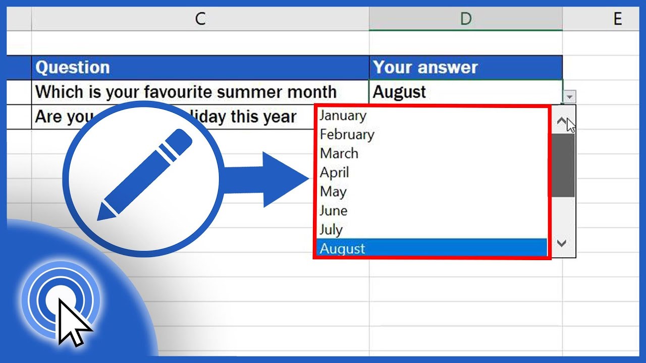 Excel Tips How to Change Drop Down List Step by Step Video