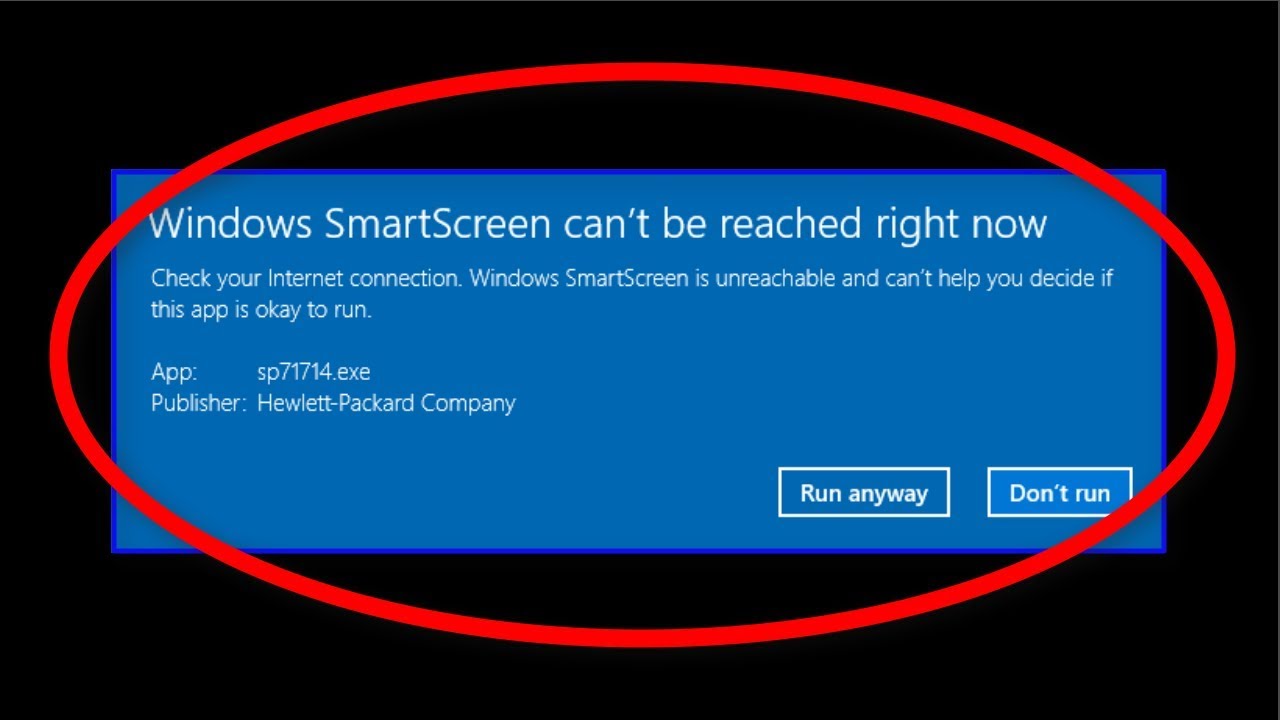 The Ultimate Guide When SmartScreen Cant Be Reached Right Now