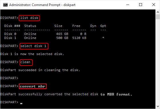 Easy guide to convert mbr to guid without losing data