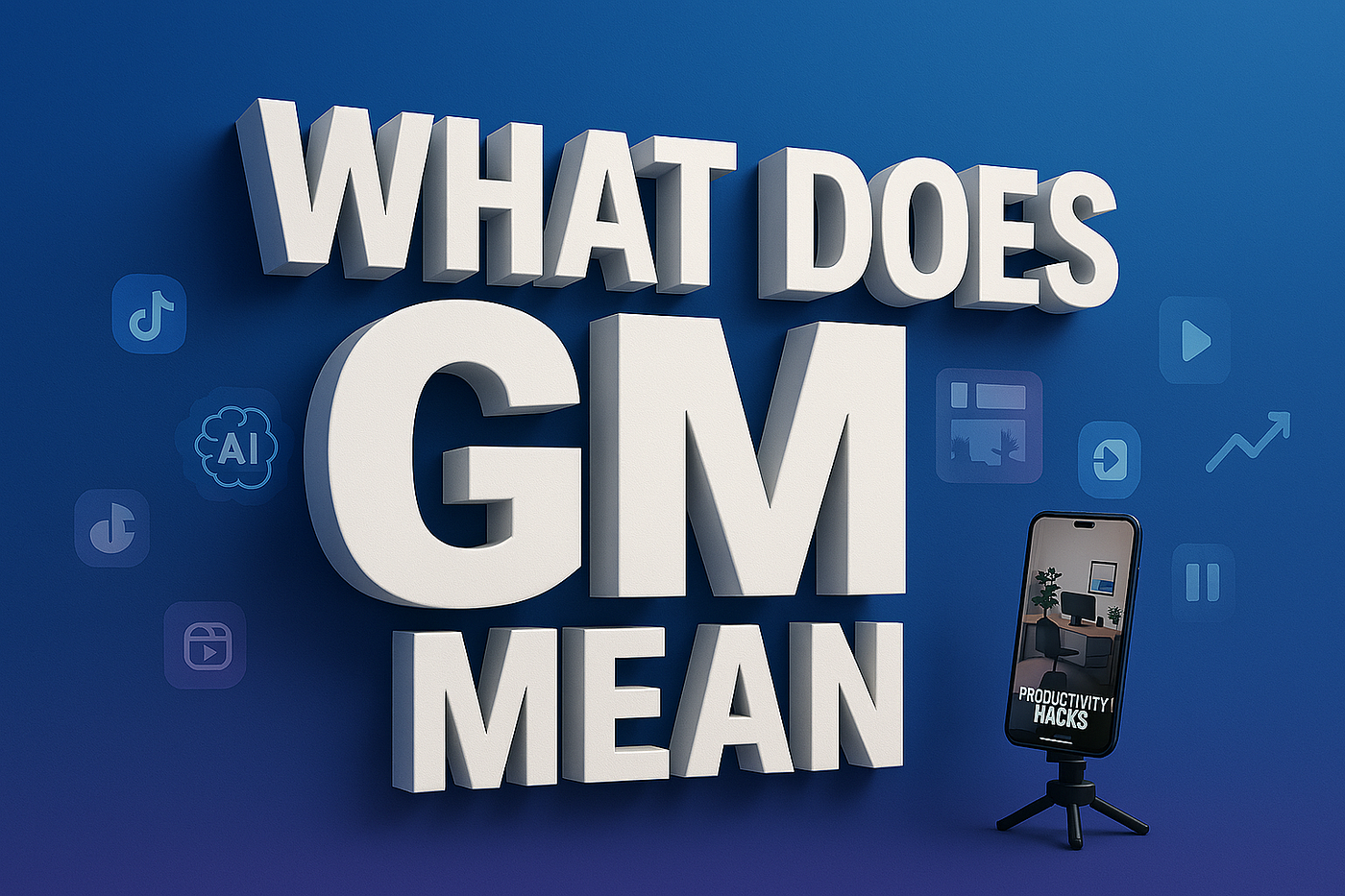 Best ways to explain gm meaning in text? Simple guide for all.