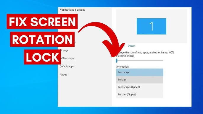 Quick Fixes for Display Rotation Issues Solve Windows Problems Now