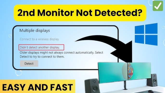 Second Display Not Detected Windows 10 Quick Fixes That Actually Work