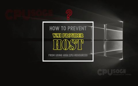 Fix wmi host provider errors: Quick troubleshooting guide inside.