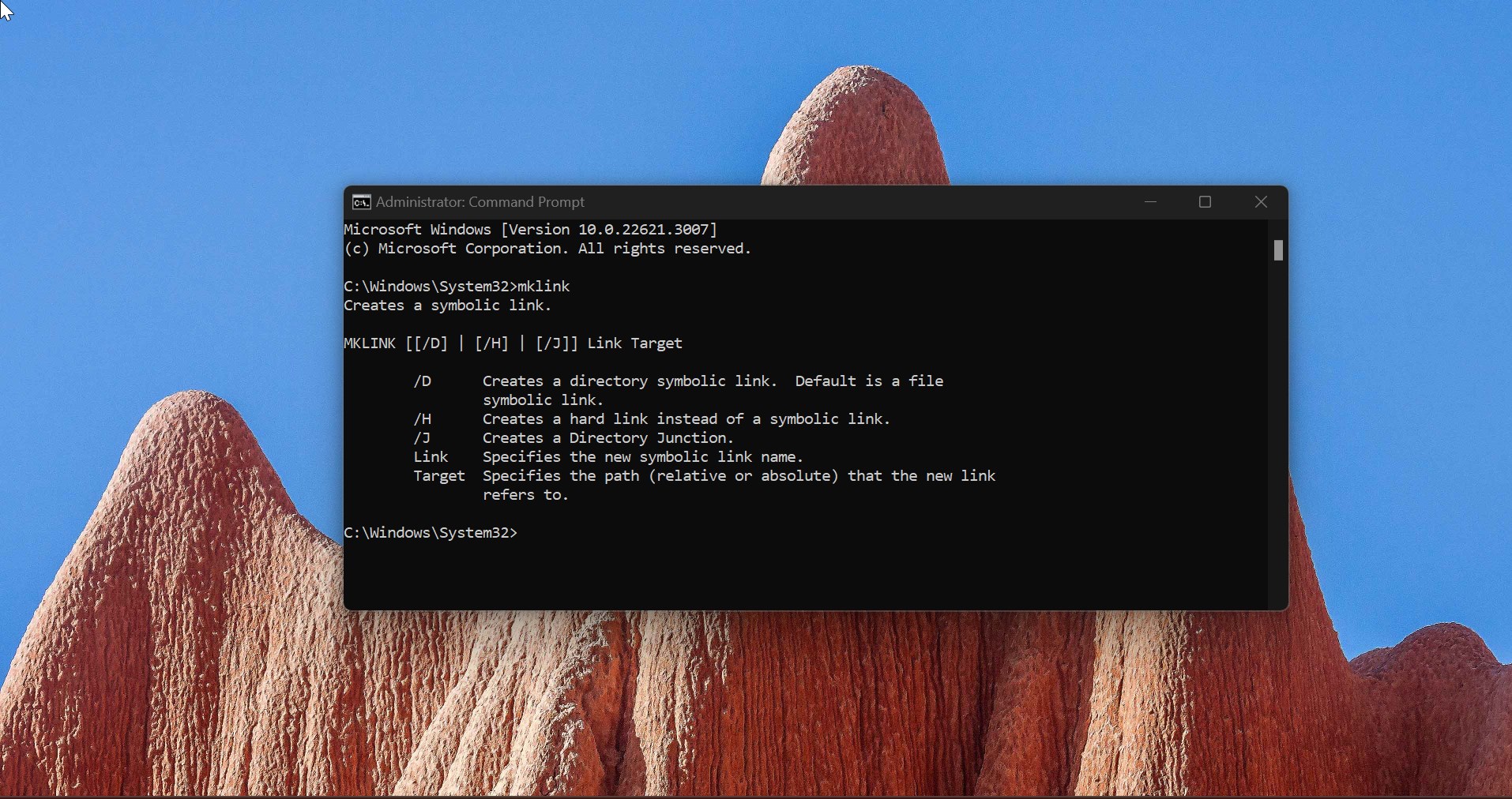 Create symlink in windows mklink command examples guide