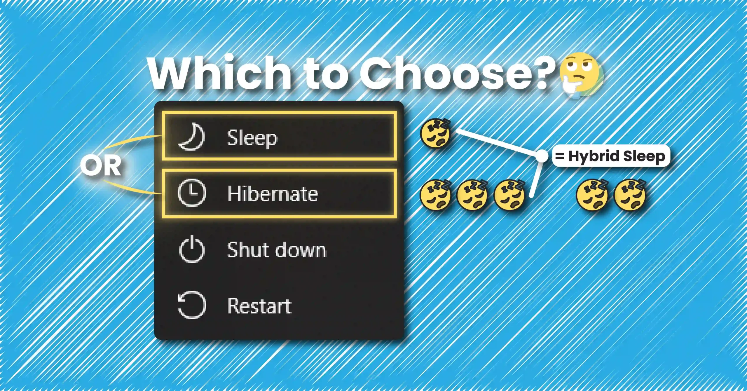How to choose between sleep or hibernate? Best decision guide included!