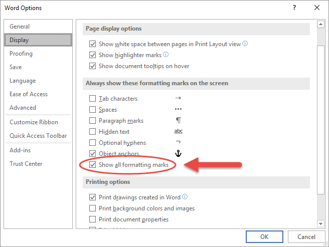 why word shows hidden text best steps to fix that problem