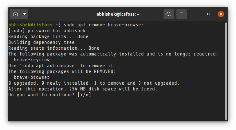 Uninstall software linux safely remove programs no leftovers