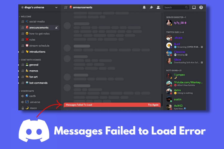 How to fix Discord messages failed to load issue in 4 easy steps