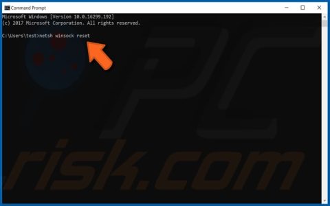 What is netsh winsock reset used for? solve connection problems right now